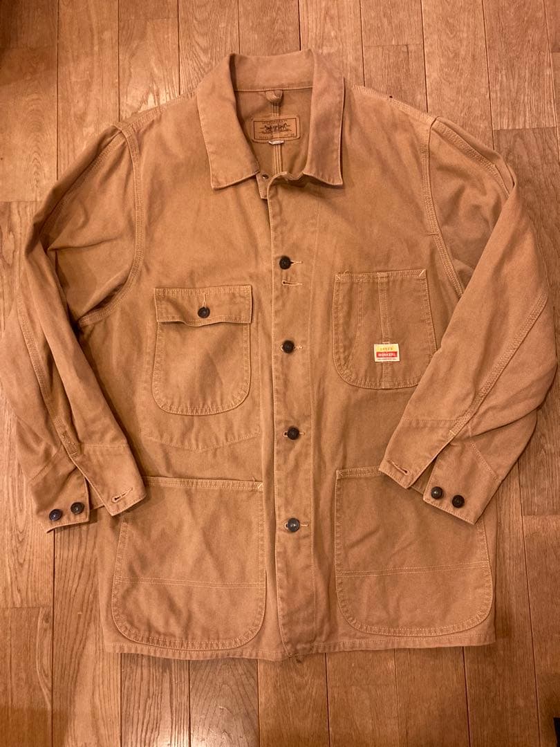 LEVI'S ダック地カバーオール！メイドイン香港！サイズ38！美品！90s!