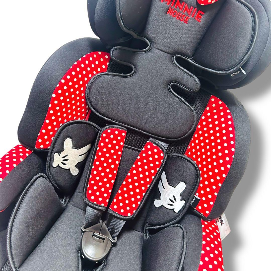 【ほぼ未使用】西松屋 Disney ミニーマウス ジュニアシート 廃盤モデル