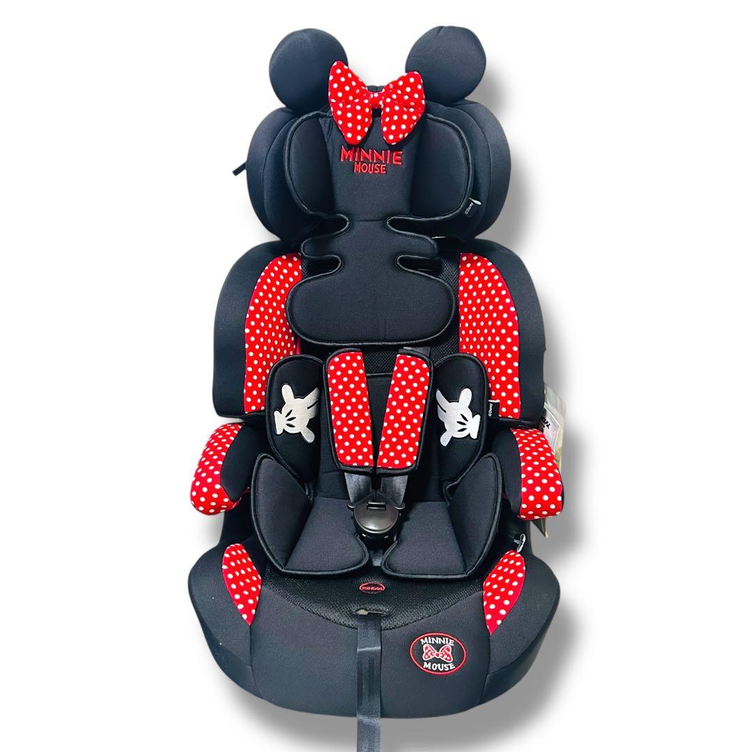 【ほぼ未使用】西松屋 Disney ミニーマウス ジュニアシート 廃盤モデル