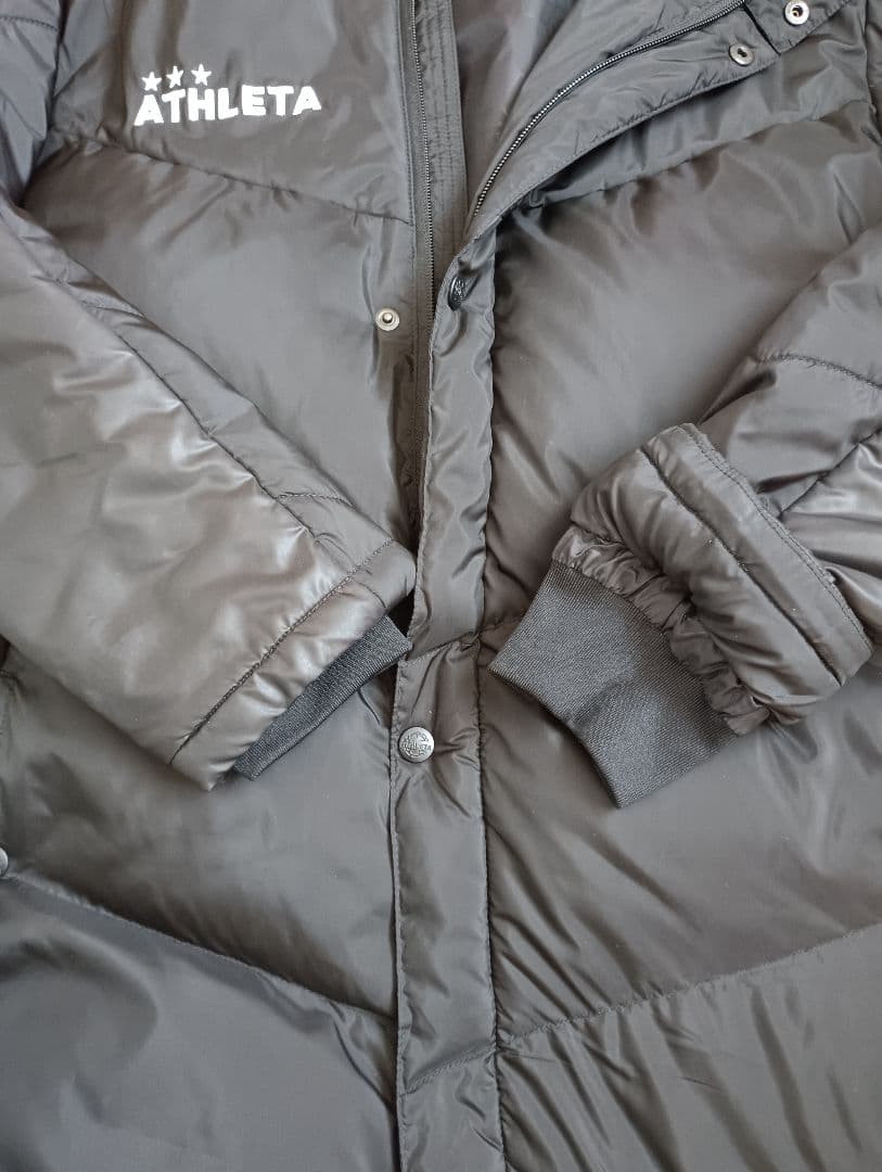 ATHLETA ジュニア ベンチコート ブラック 160