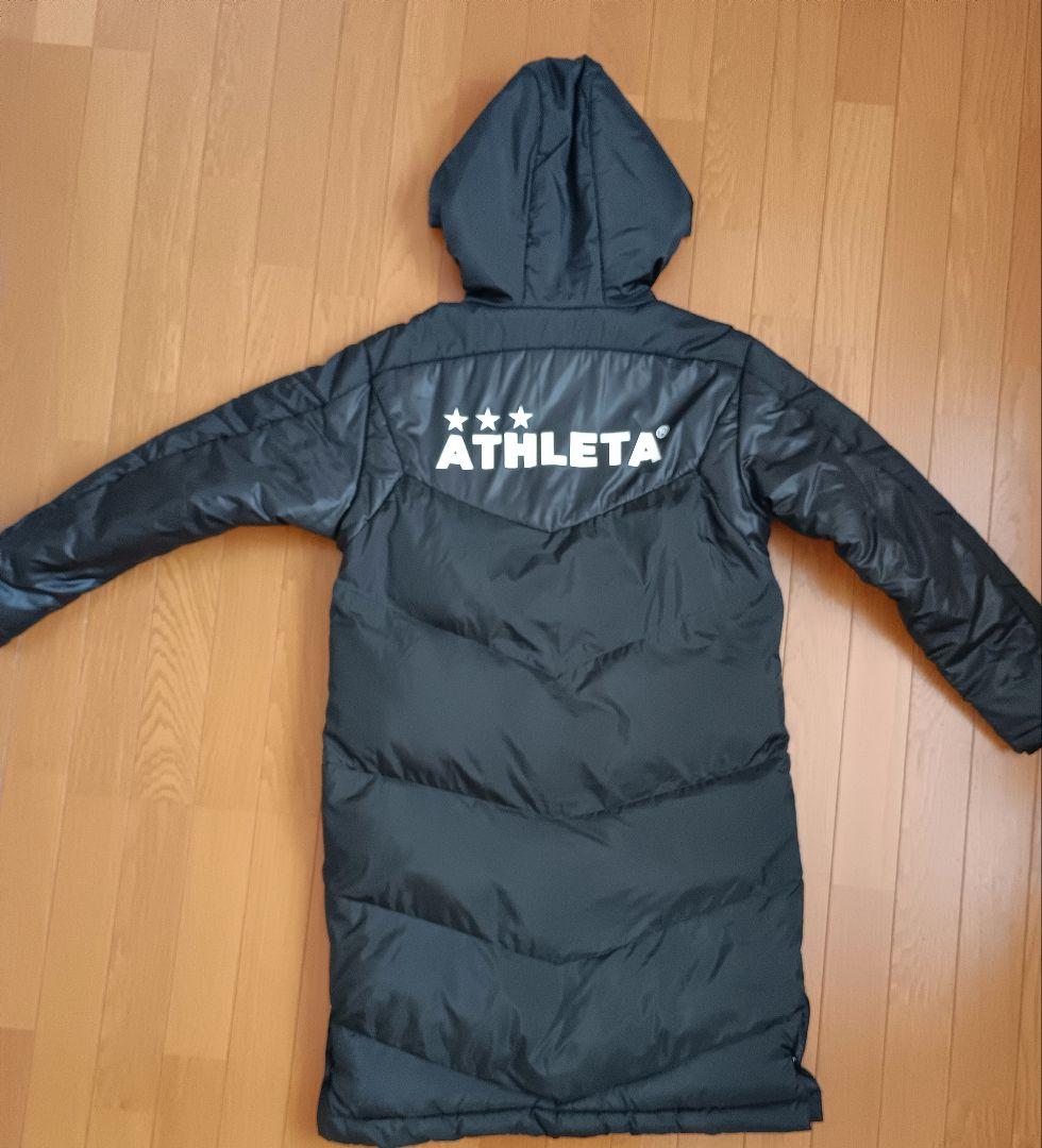ATHLETA ジュニア ベンチコート ブラック 160