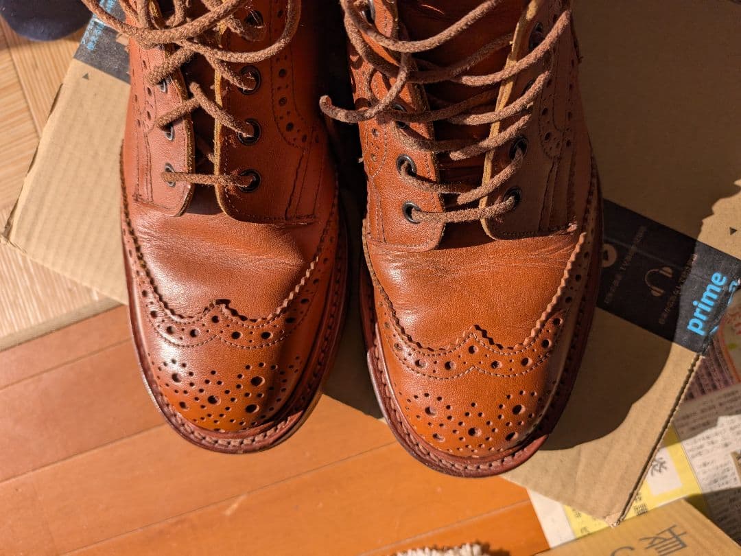 トリッカーズTrickersカントリーブーツ25.5くらい
