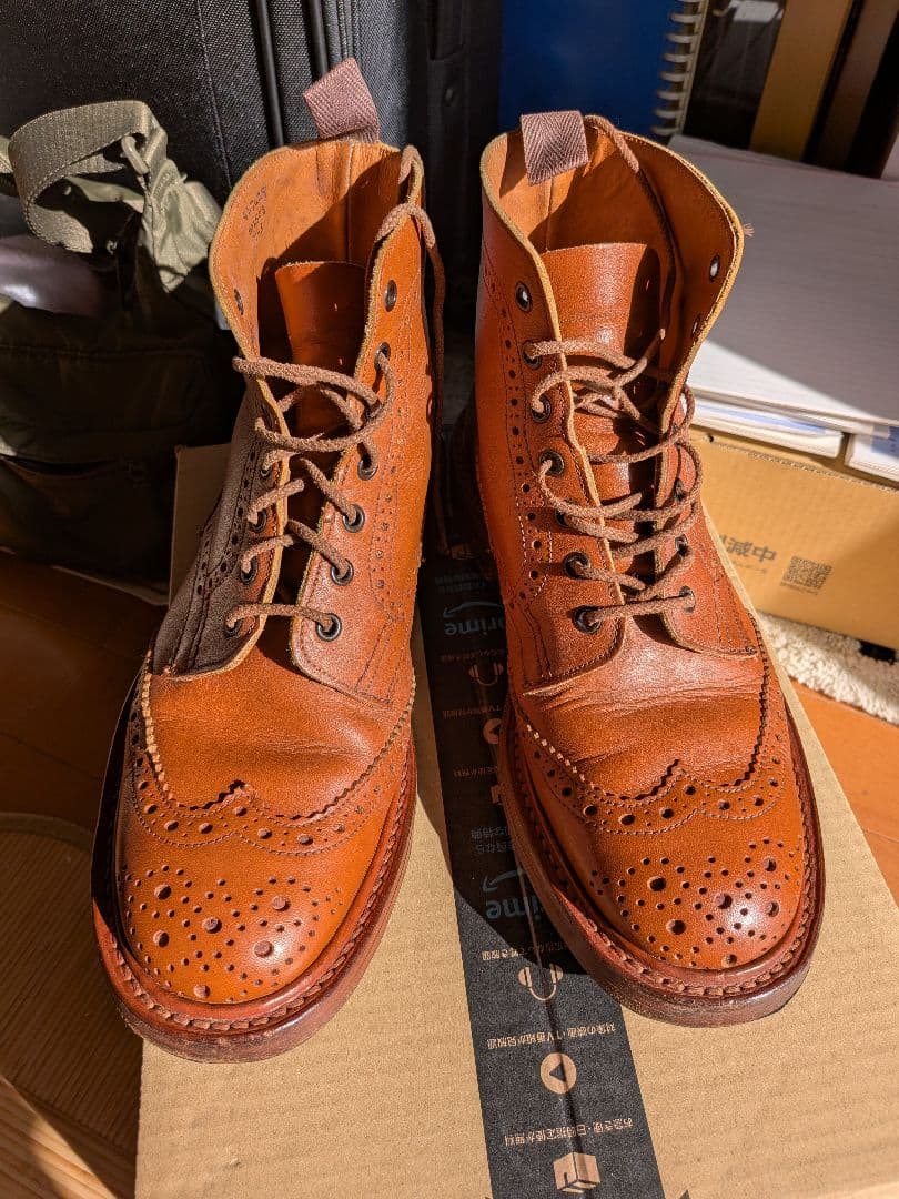 トリッカーズTrickersカントリーブーツ25.5くらい