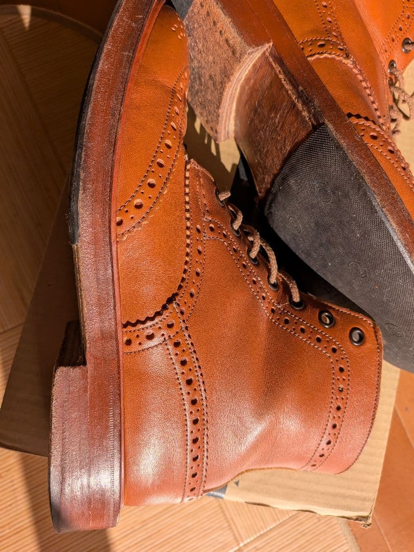 トリッカーズTrickersカントリーブーツ25.5くらい