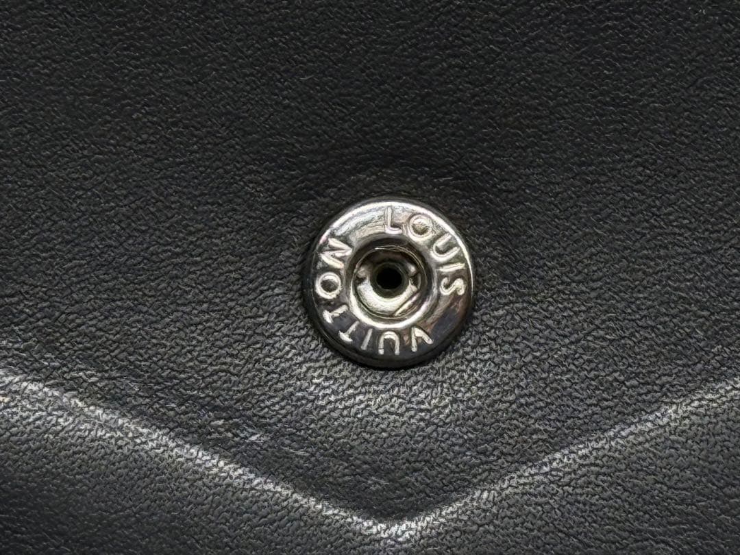 良品！ルイヴィトン　ダミエ・アンフィニ　ポルトフォイユ・マルコNM 黒