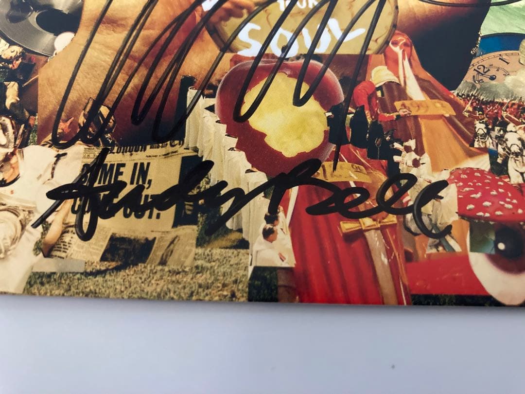 レア　オアシス　直筆サイン　oasis Liam Gallagher noel