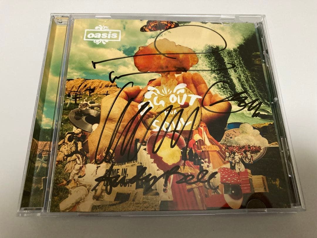 レア　オアシス　直筆サイン　oasis Liam Gallagher noel