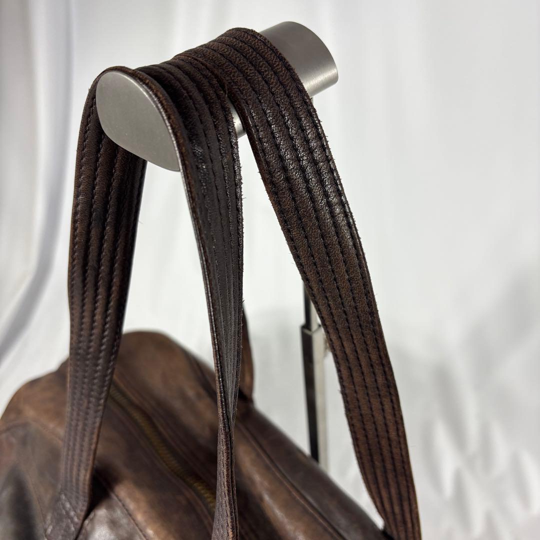 PORTER　ホースマン　ボストンバッグ　馬革　旅行　レザー 　吉田カバン 濃茶