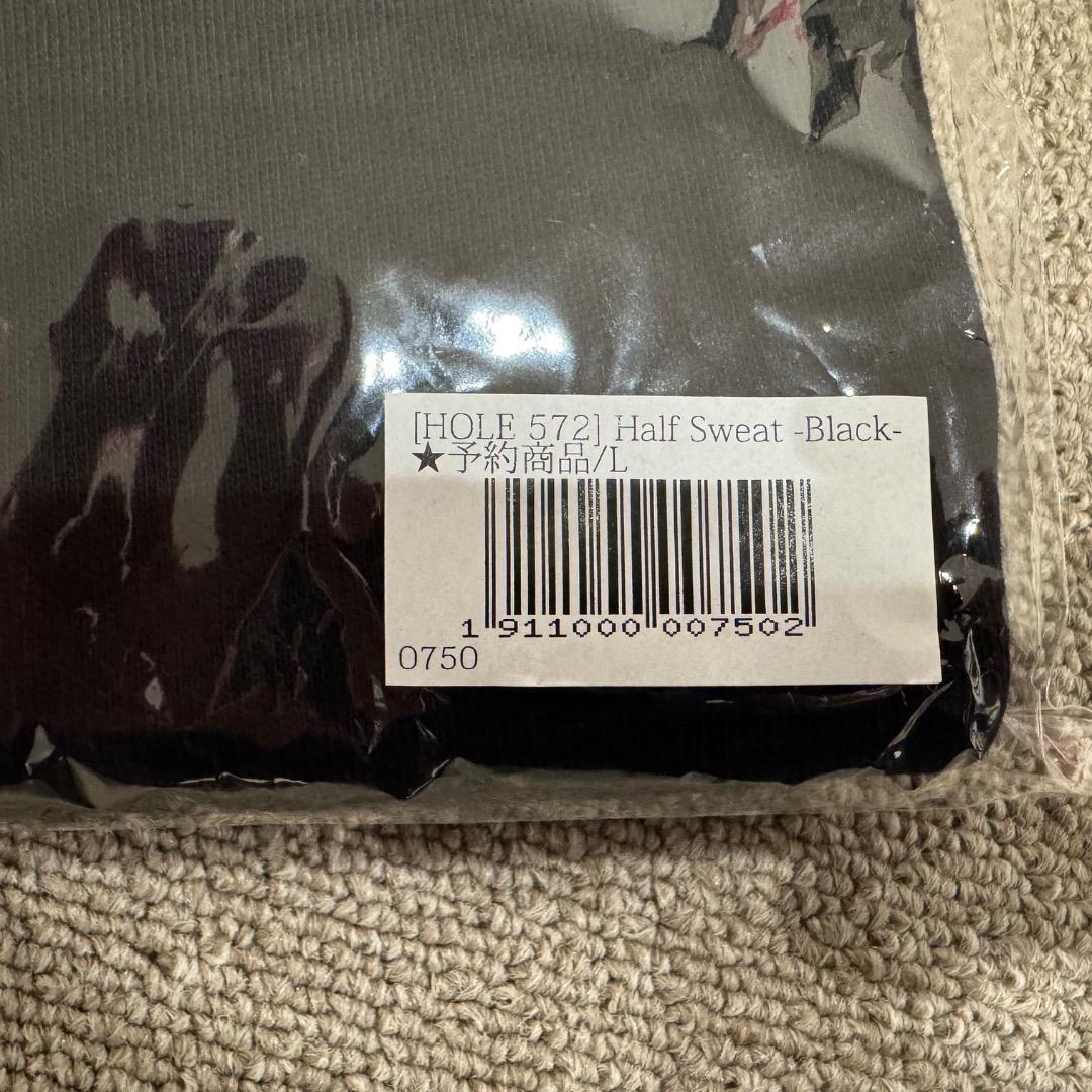 Golfickers Half Sweat ブラック Lサイズ