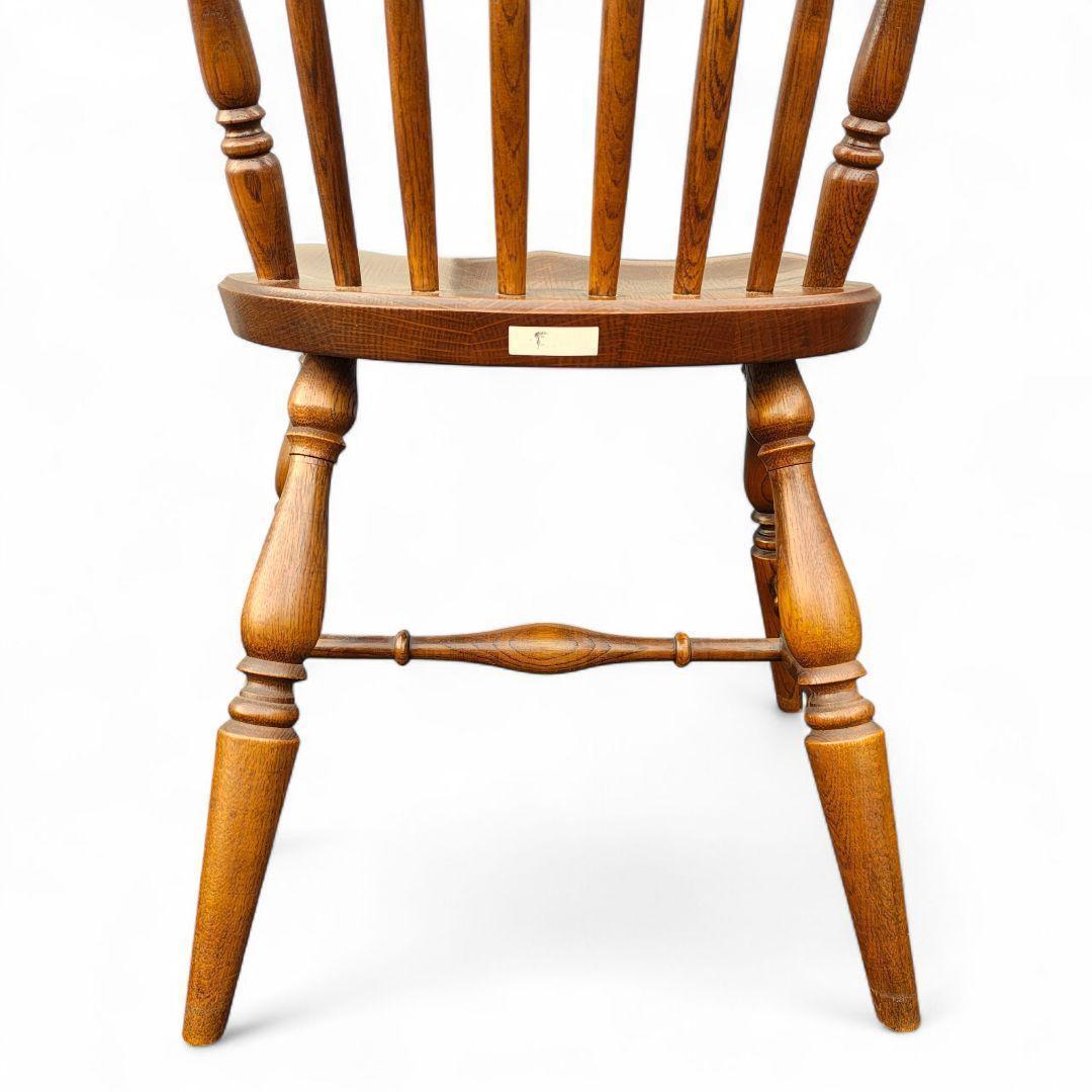 柏木工 ウィンザーチェア ダイニング ハイバック オーク材 2脚セット