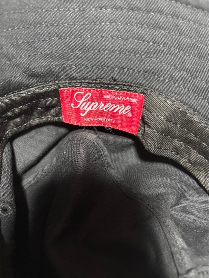 Supreme バケットハット　黒色