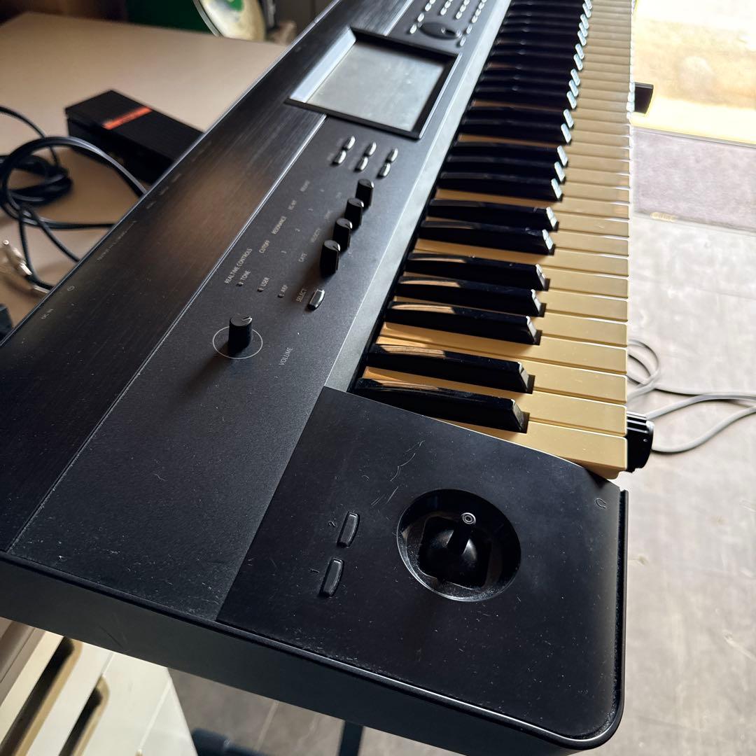 KORG KROME 61 キーボードシンセサイザーエフェクターEXP-2 台付