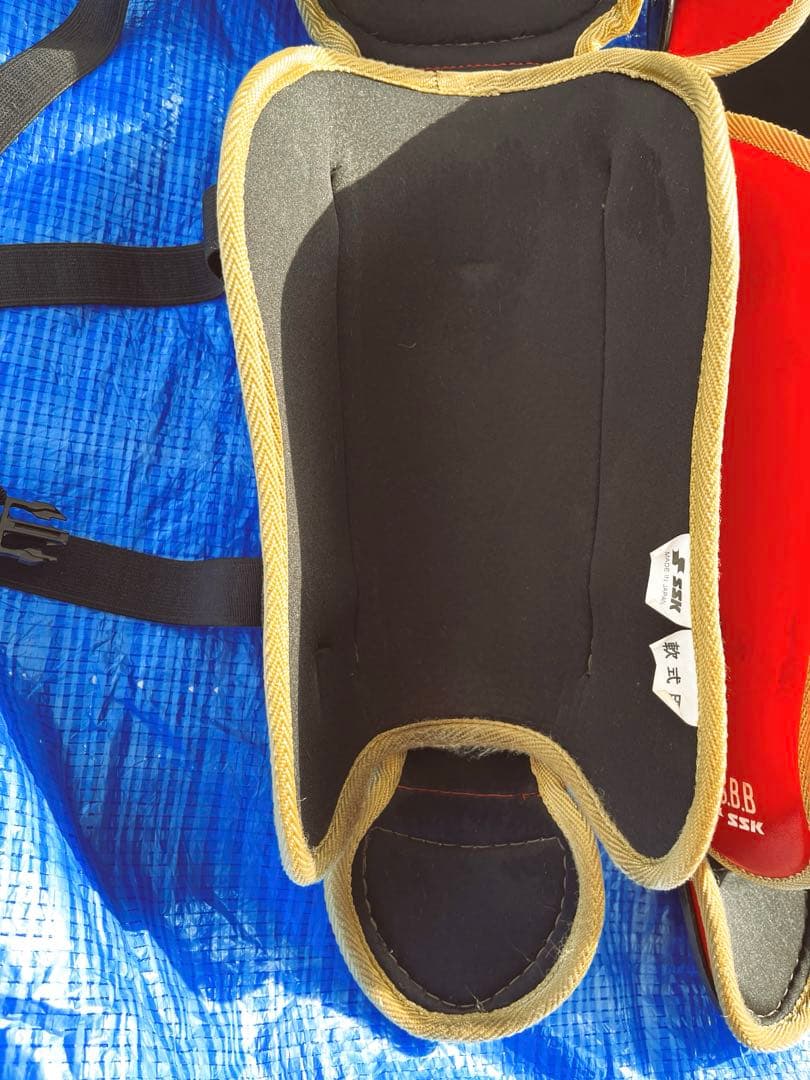 美品　SSK キャッチャー防具　新品ロジン付き