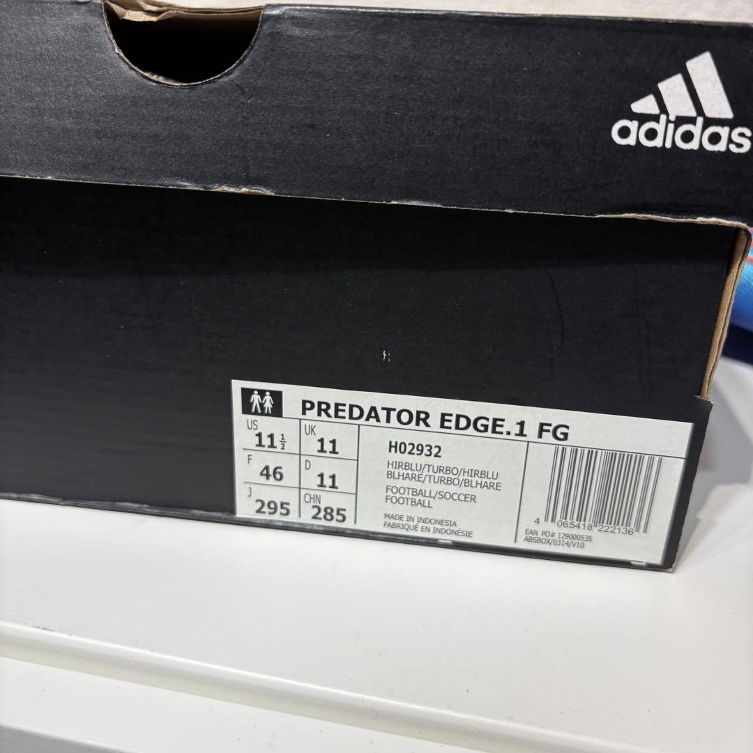 adidas プレデター エッジ.1 FG スパイク 天然芝用 H02932