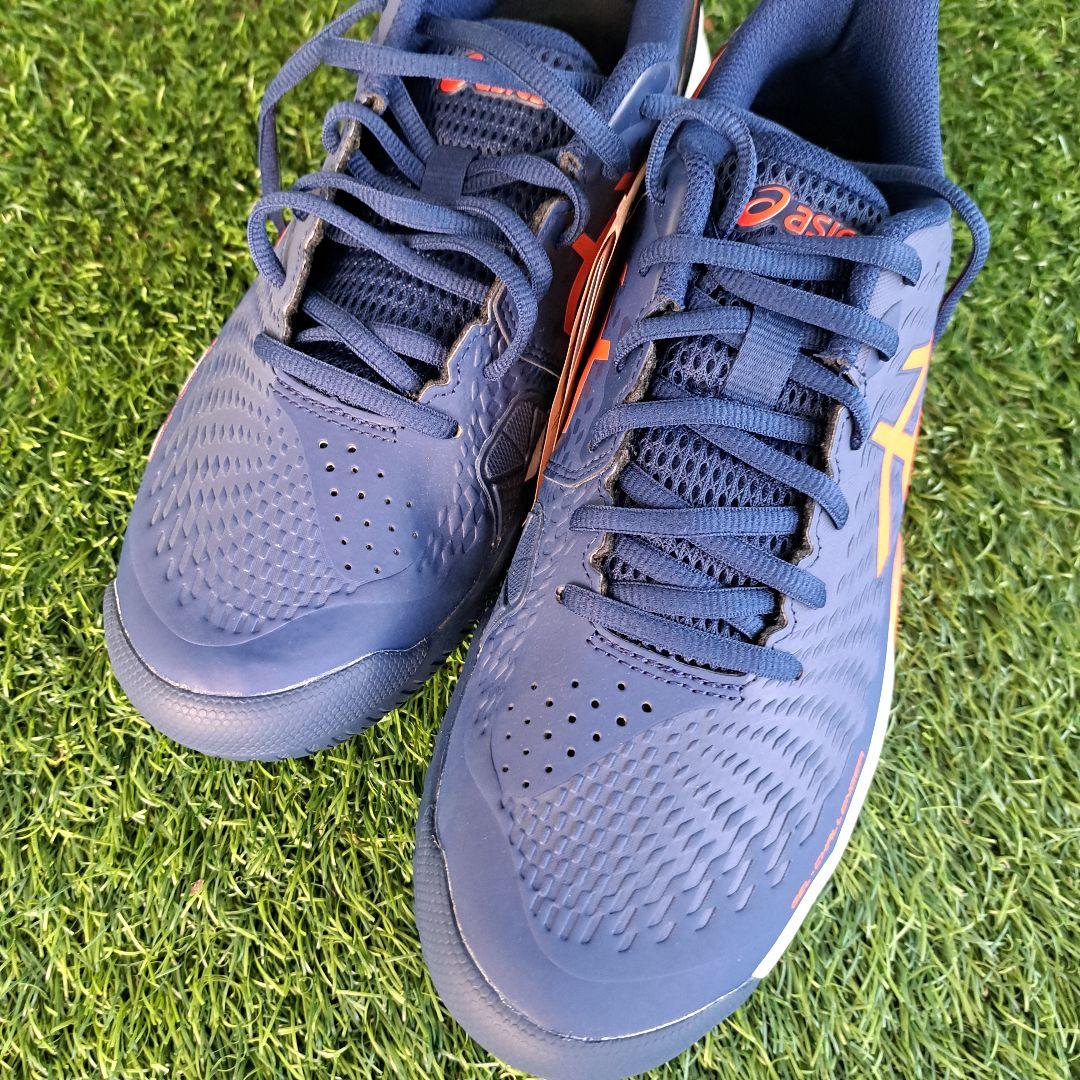 新品！アシックス　ゲルチャレンジャー14 27cm ネイビー　オールコート