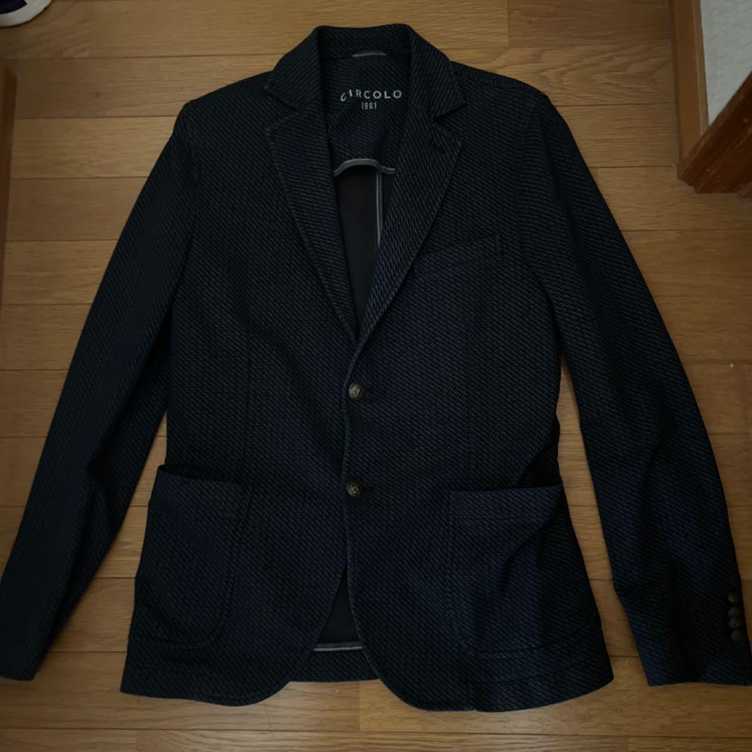 CIRCOLO 1901 ダークブルー テーラードジャケット