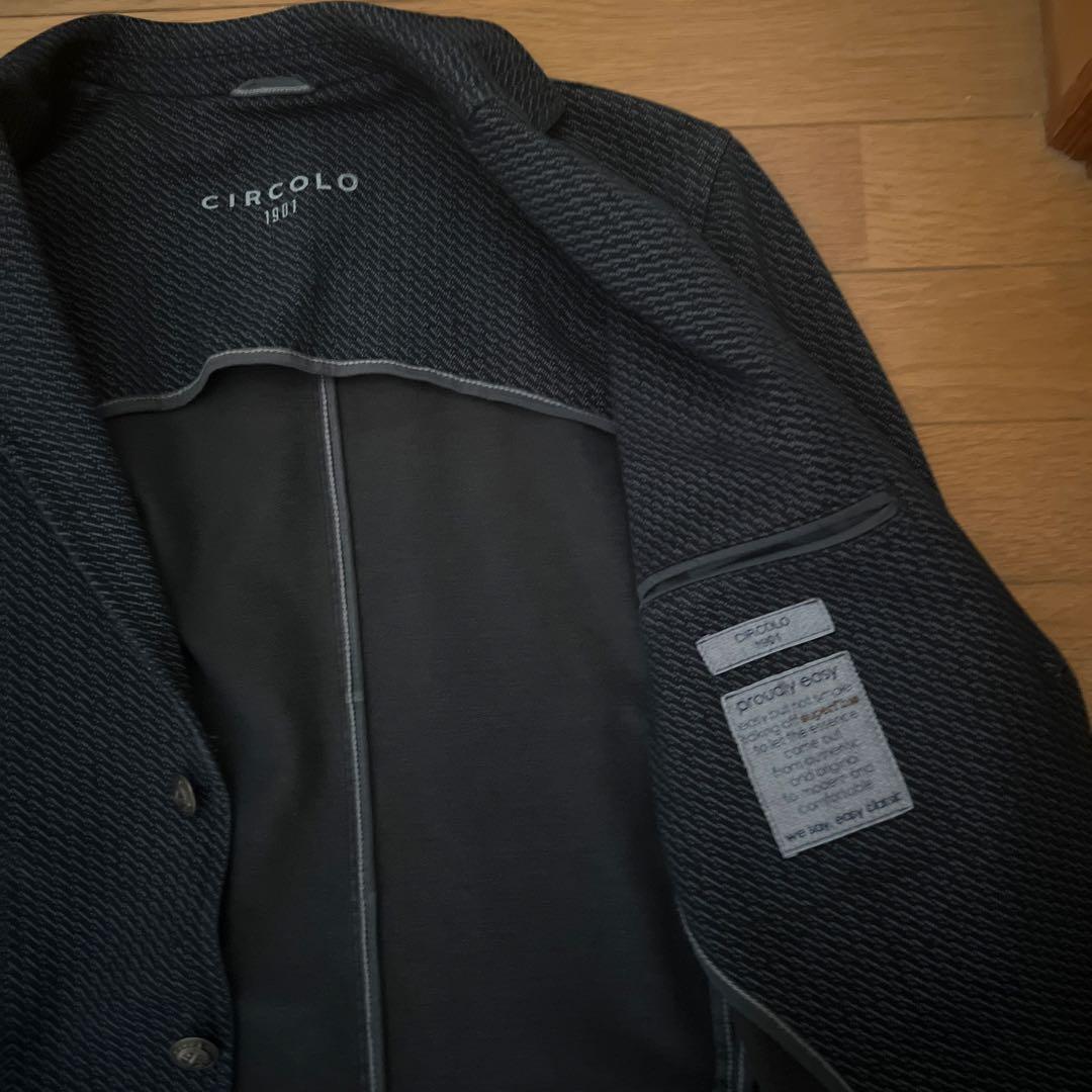 CIRCOLO 1901 ダークブルー テーラードジャケット