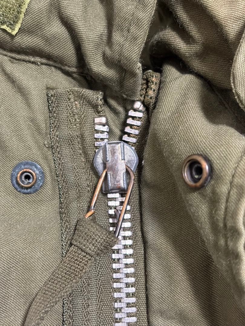 アメリカ軍実物　M-65フィールドジャケット　アルミジップ2nd