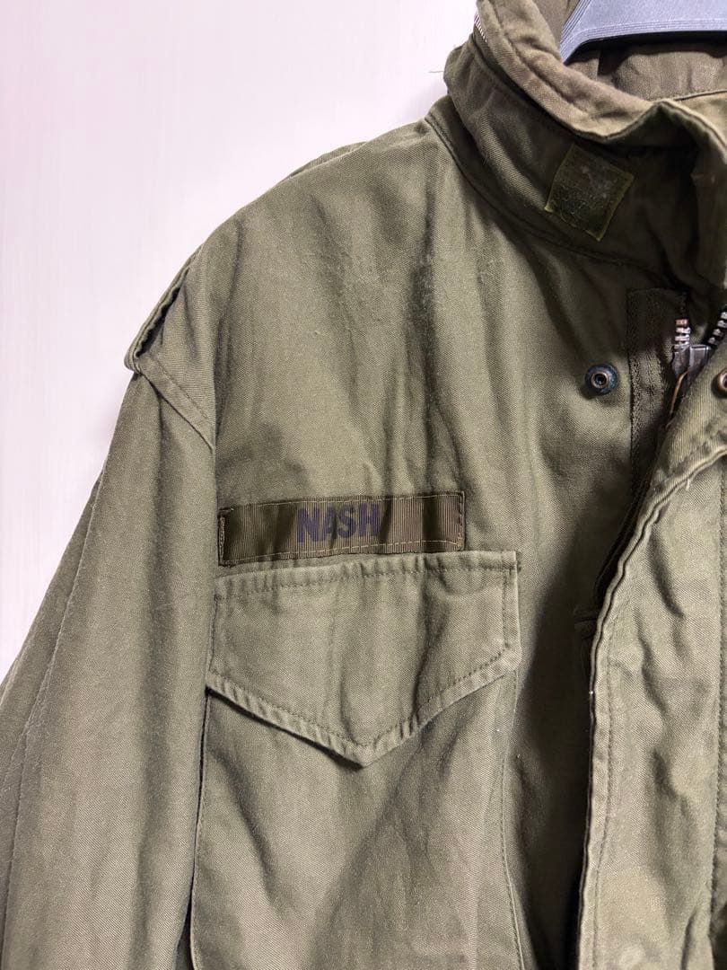 アメリカ軍実物　M-65フィールドジャケット　アルミジップ2nd