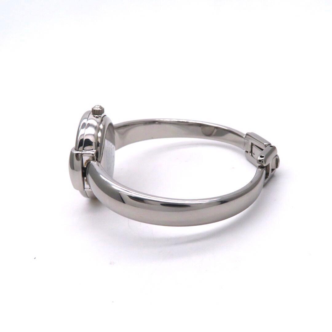 美品 1400L GUCCI グッチ 時計 ブラック バングル レディース