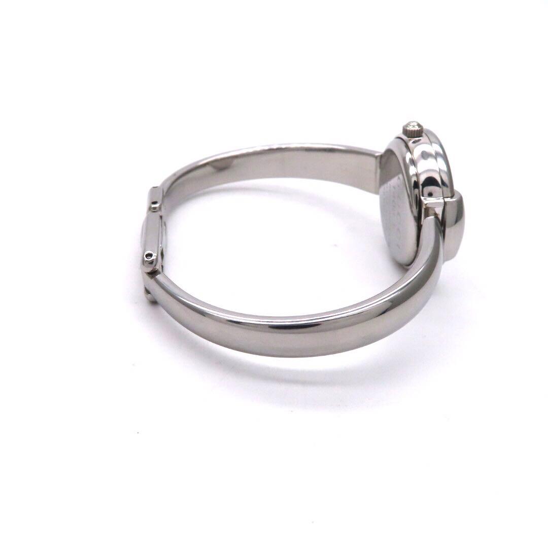 美品 1400L GUCCI グッチ 時計 ブラック バングル レディース