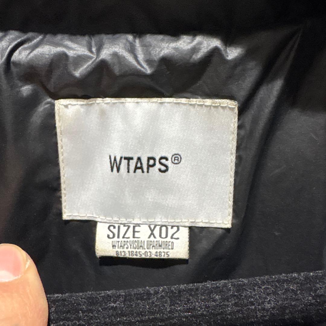 値下げ！　WTAPS ブラック ダウンベスト サイズX02