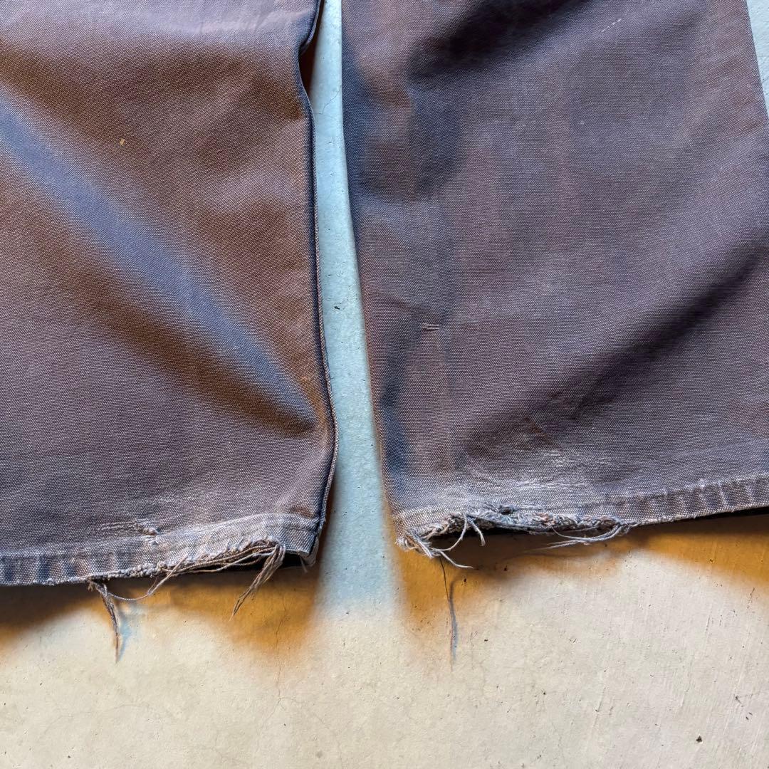 カーハート　ペインターパンツ　ダックパンツ　ボロ