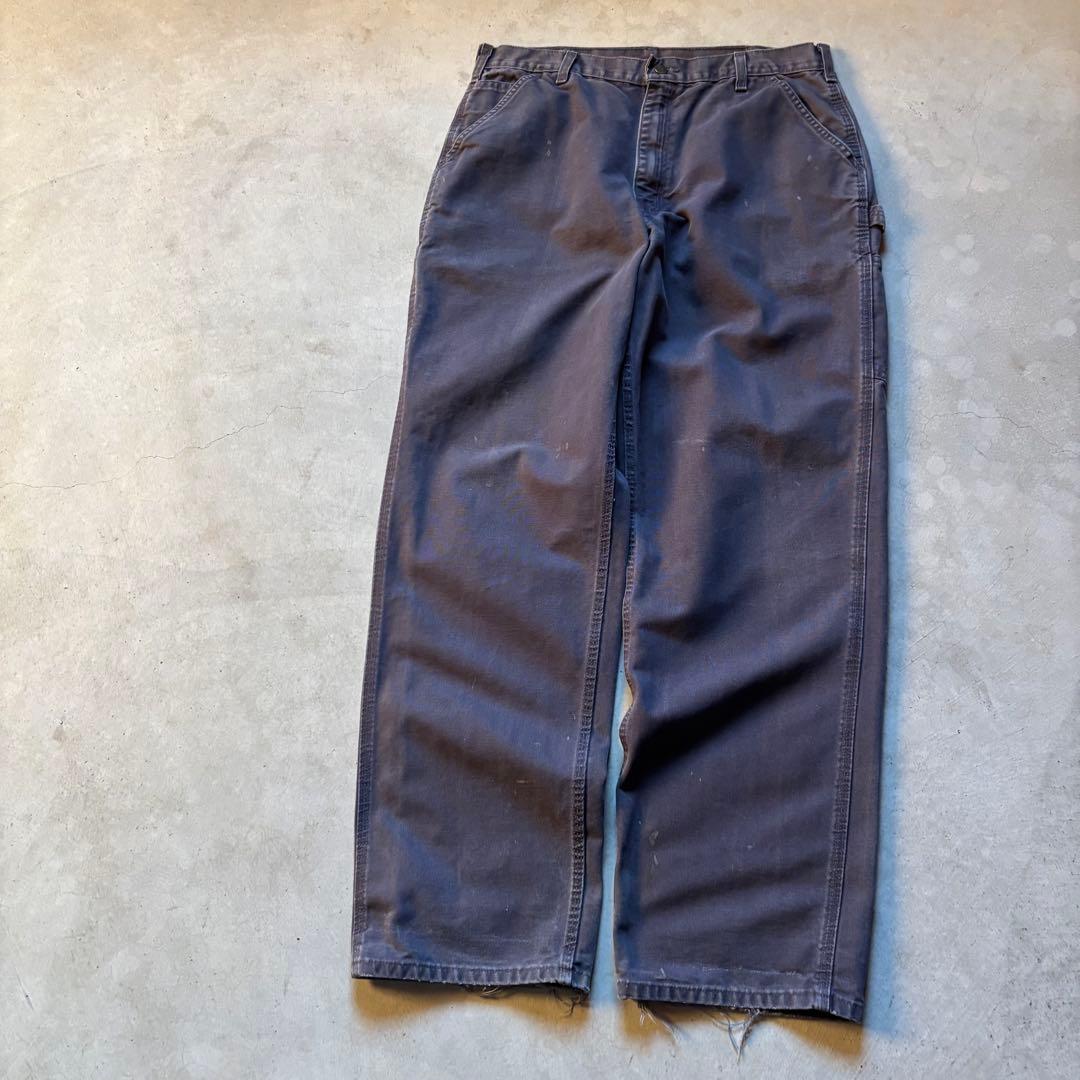 カーハート　ペインターパンツ　ダックパンツ　ボロ