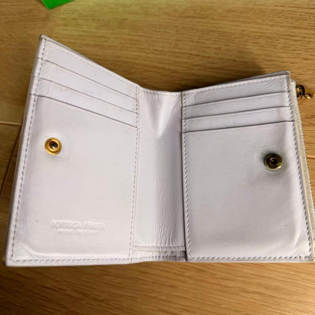 BOTTEGA VENETA ボッテガヴェネタ 二つ折り財布 パープル