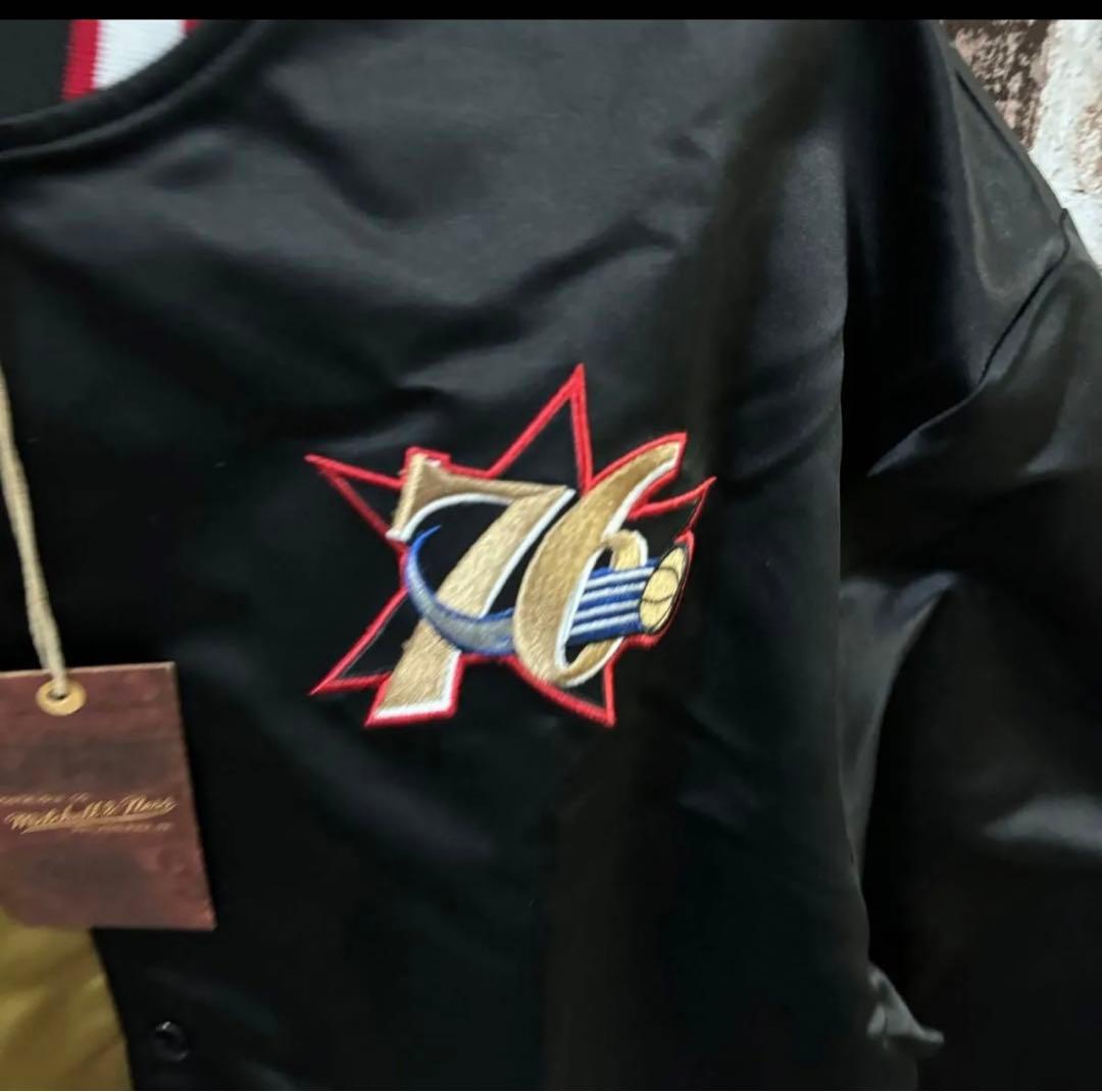 新品未使用タグ付き❗️NBA シクサーズ　スタジャン