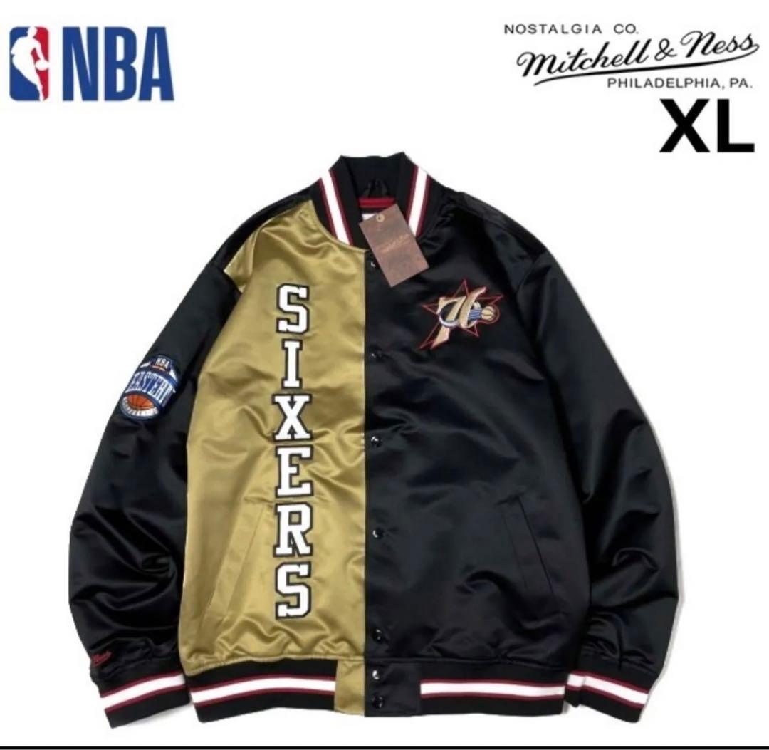 新品未使用タグ付き❗️NBA シクサーズ　スタジャン