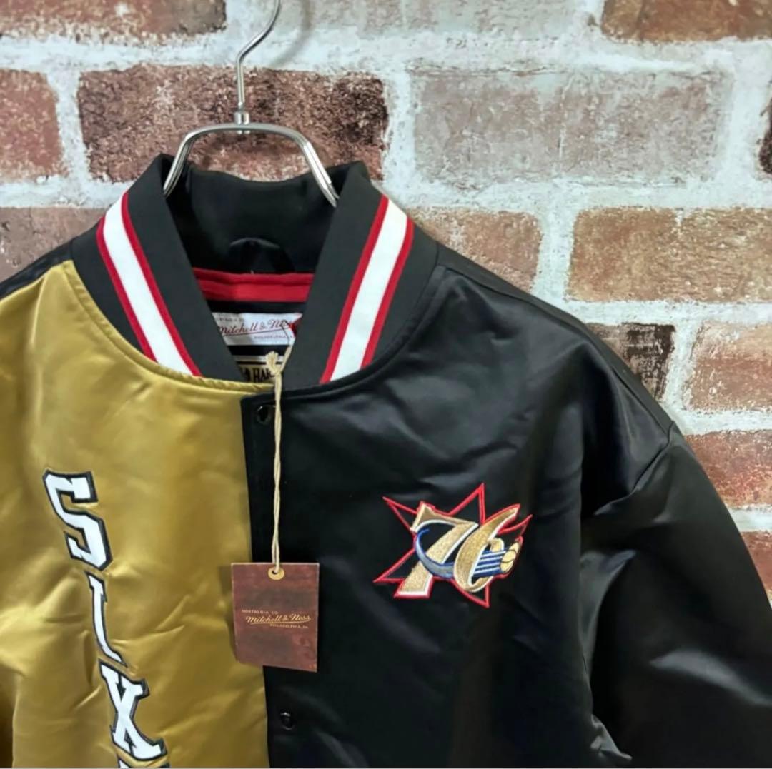 新品未使用タグ付き❗️NBA シクサーズ　スタジャン