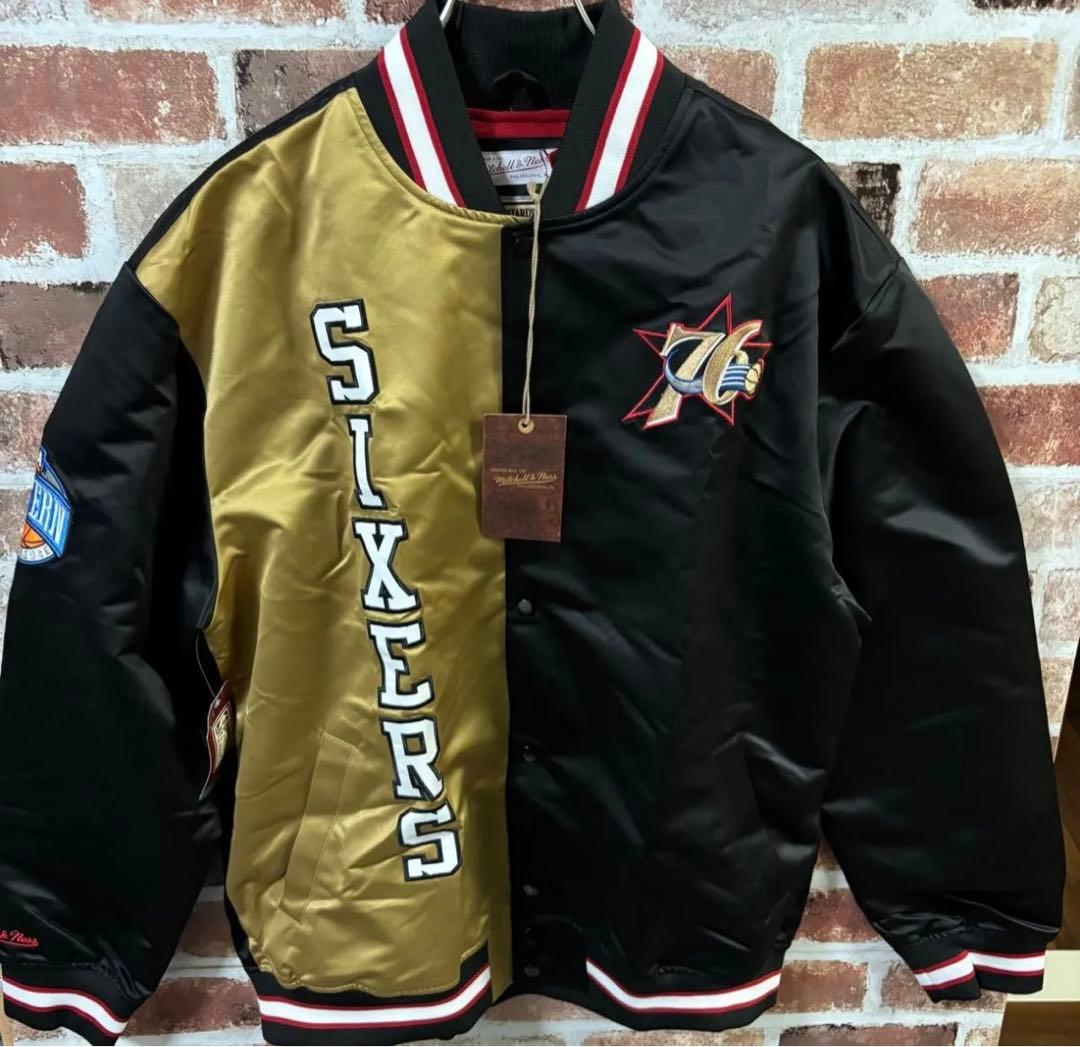 新品未使用タグ付き❗️NBA シクサーズ　スタジャン