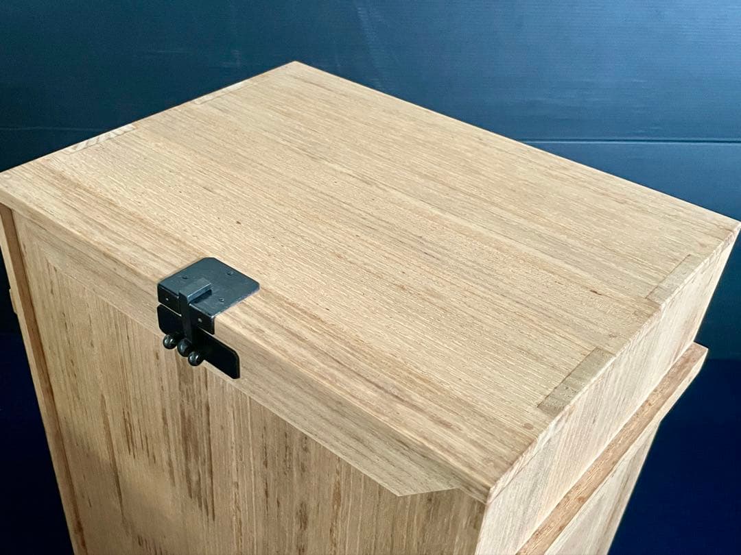 割引❣️【未使用】「母」 可映 旅箪笥 総桐 紙箱 茶道具 （1015F）