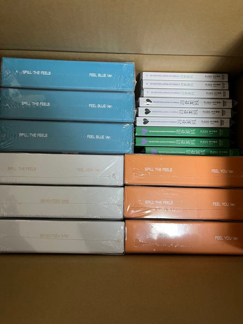 SEVENTEEN セブチ　SPILL THE FEELS 消費期限　新品未開封