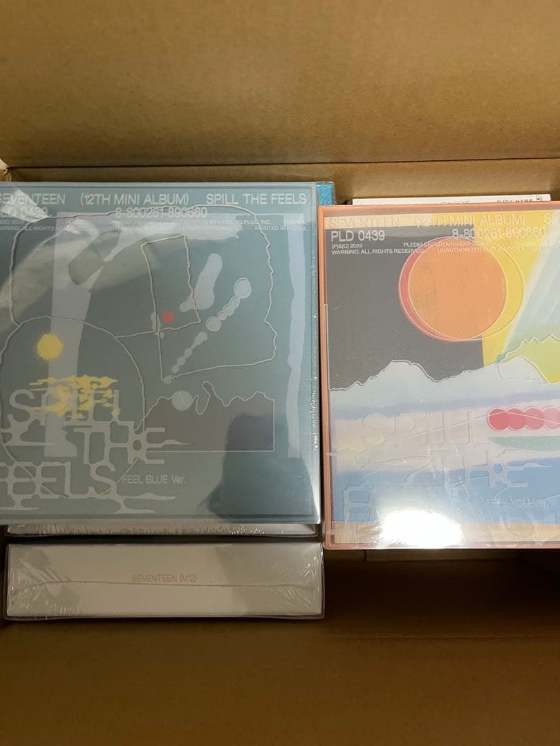 SEVENTEEN セブチ　SPILL THE FEELS 消費期限　新品未開封