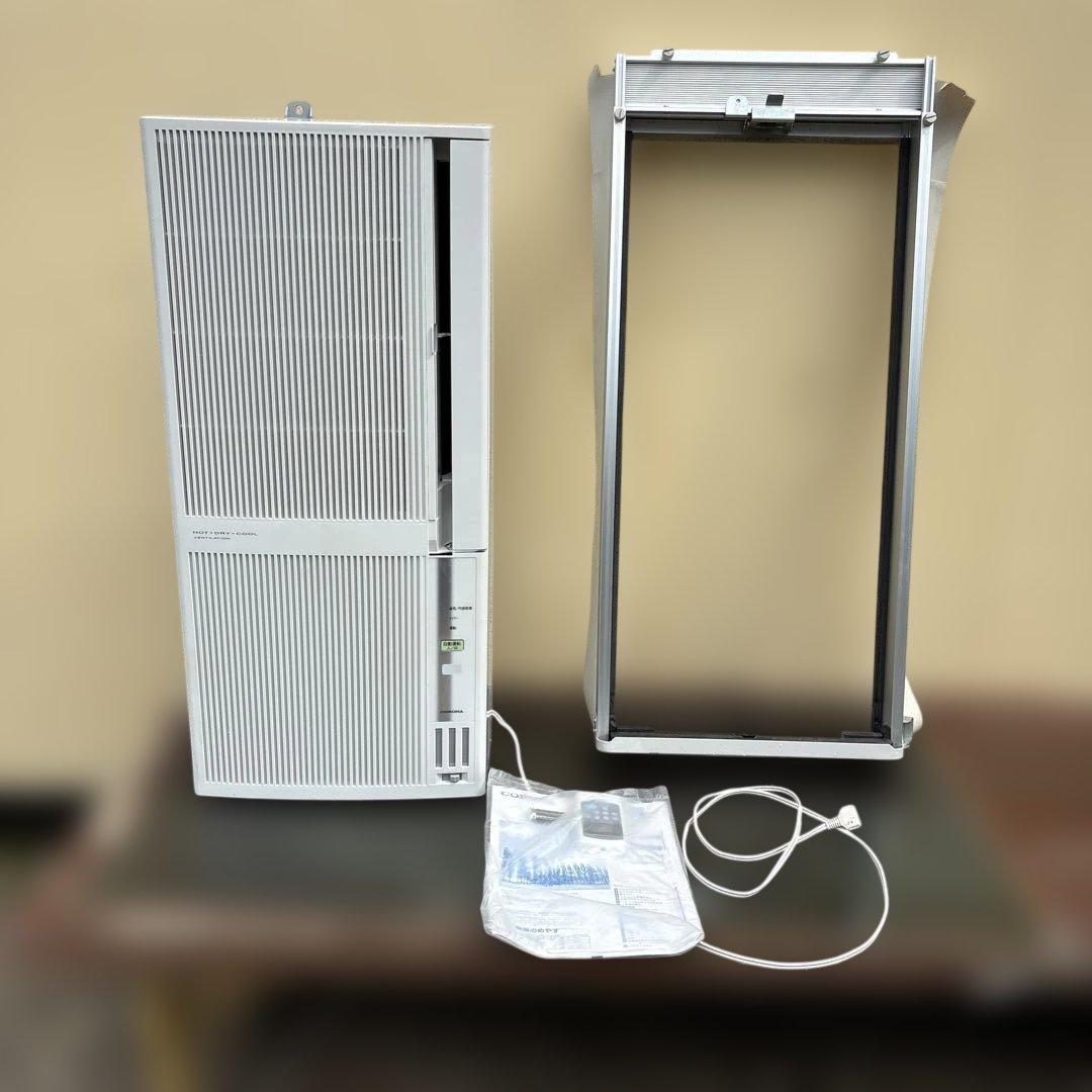 コロナ CWH-A1820-WS 窓用エアコン 冷暖房兼　2020年製①