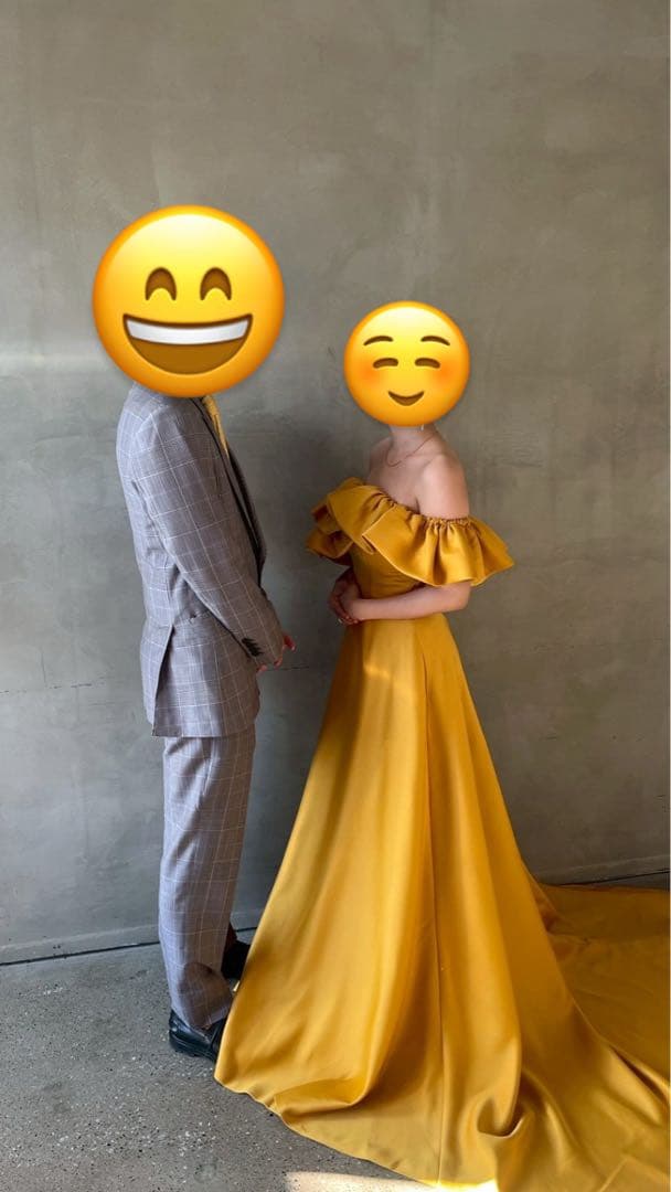 【ドレスプロダクション】オフショルダードレス カラードレス