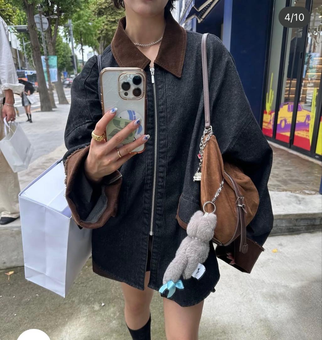 【Knuth Marf】denim overshirtjacket unisex