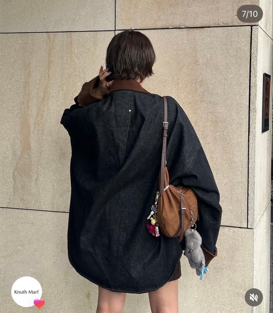 【Knuth Marf】denim overshirtjacket unisex