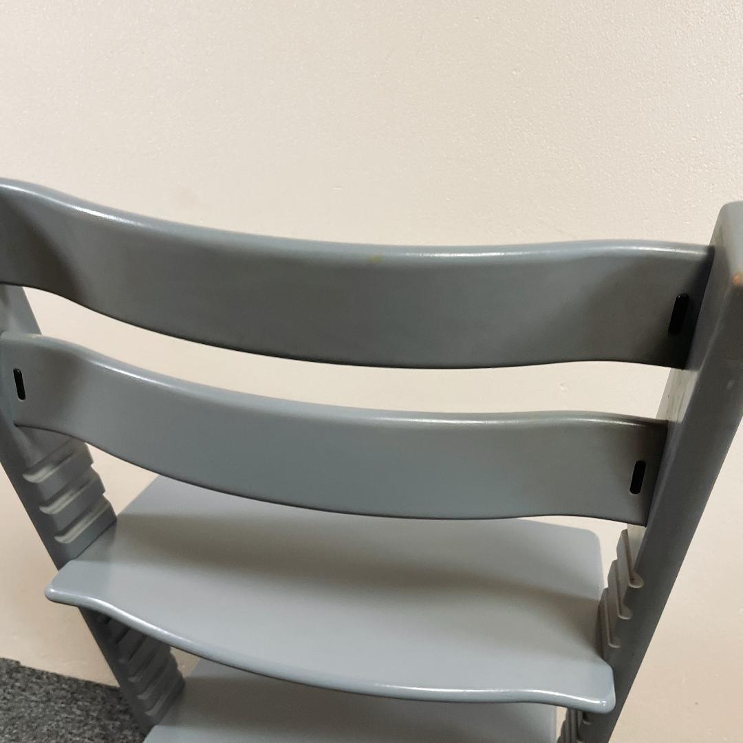 希少　STOKKE シリアル4 グレー ハイチェア