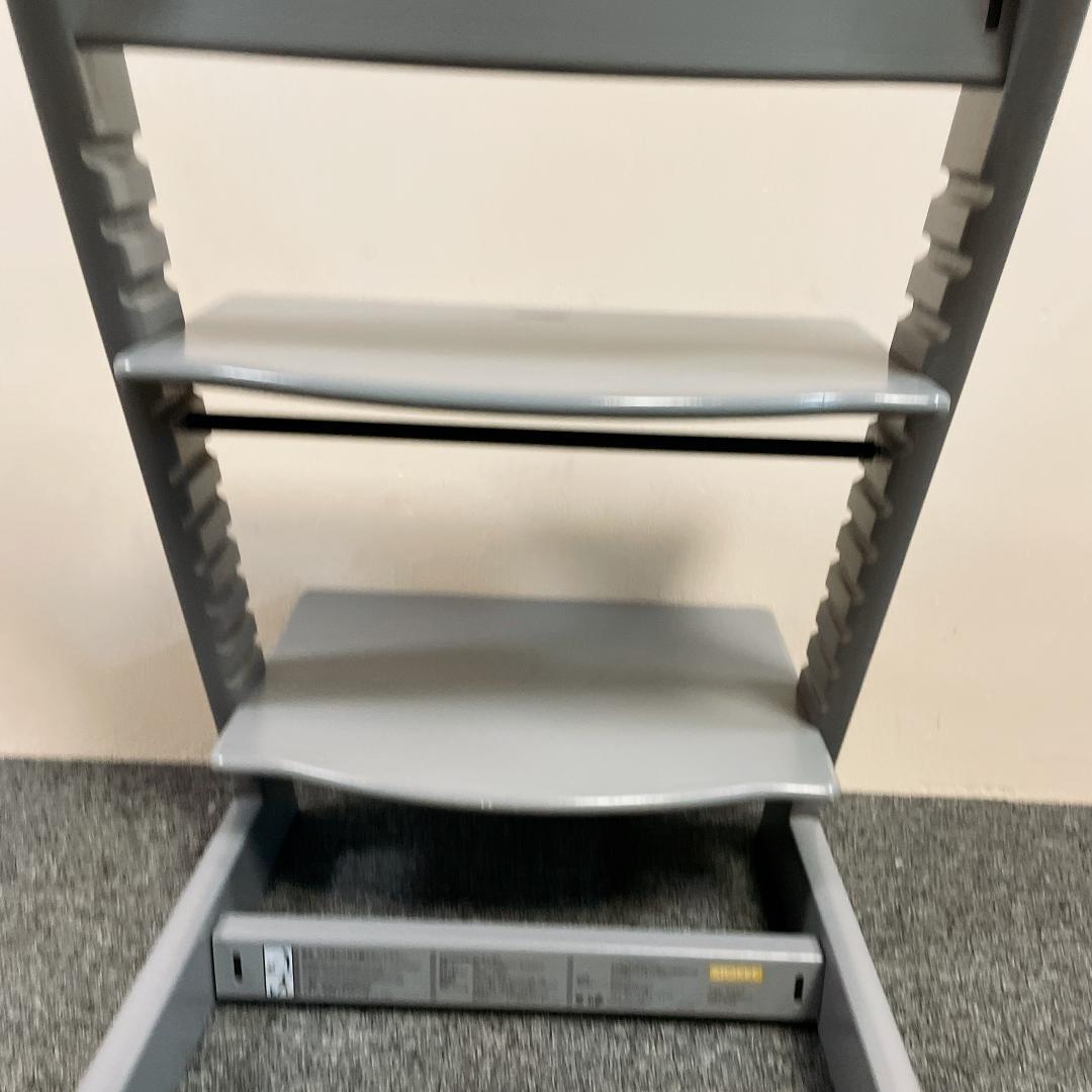 希少　STOKKE シリアル4 グレー ハイチェア