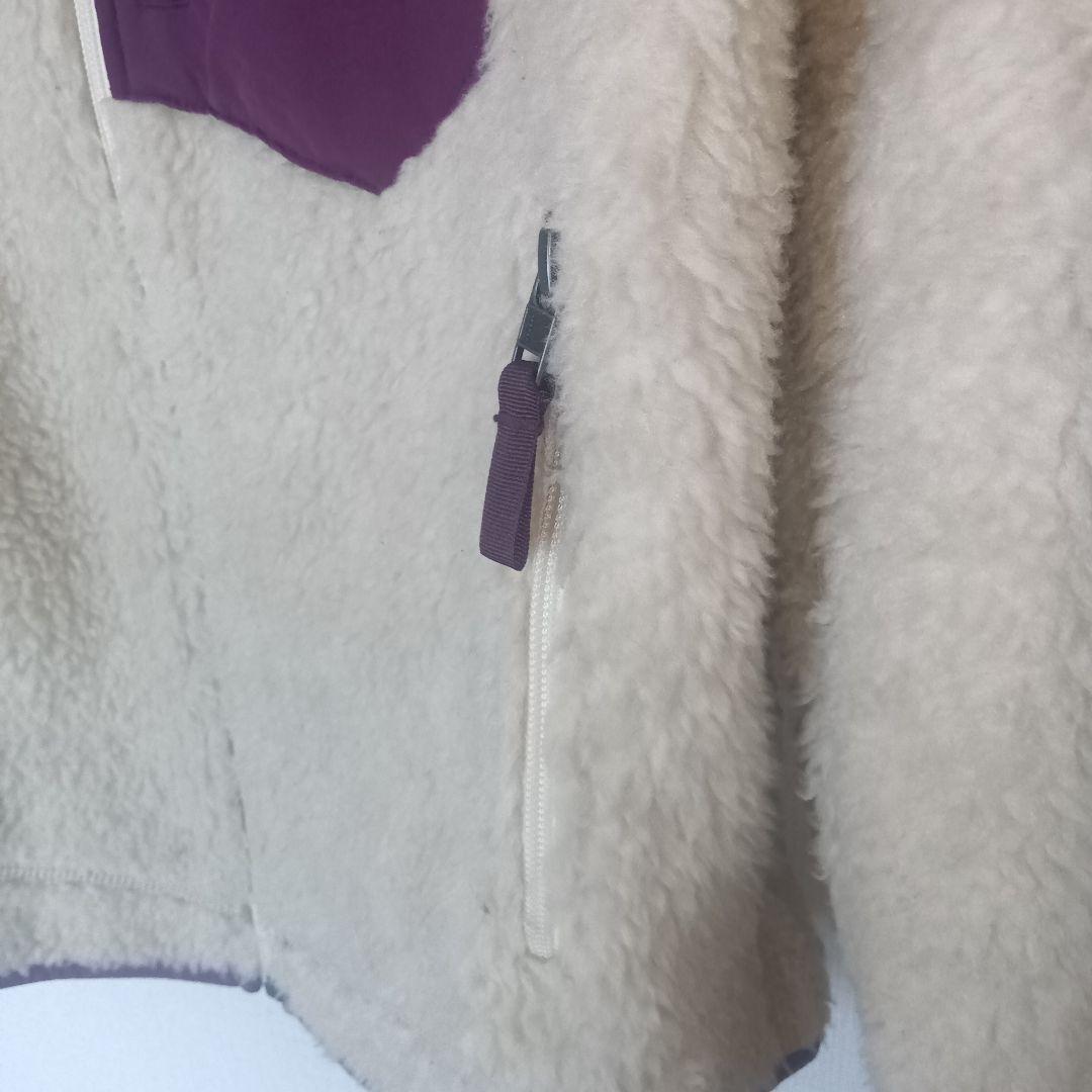 Patagonia クラシック レトロX　白　ラベンダー