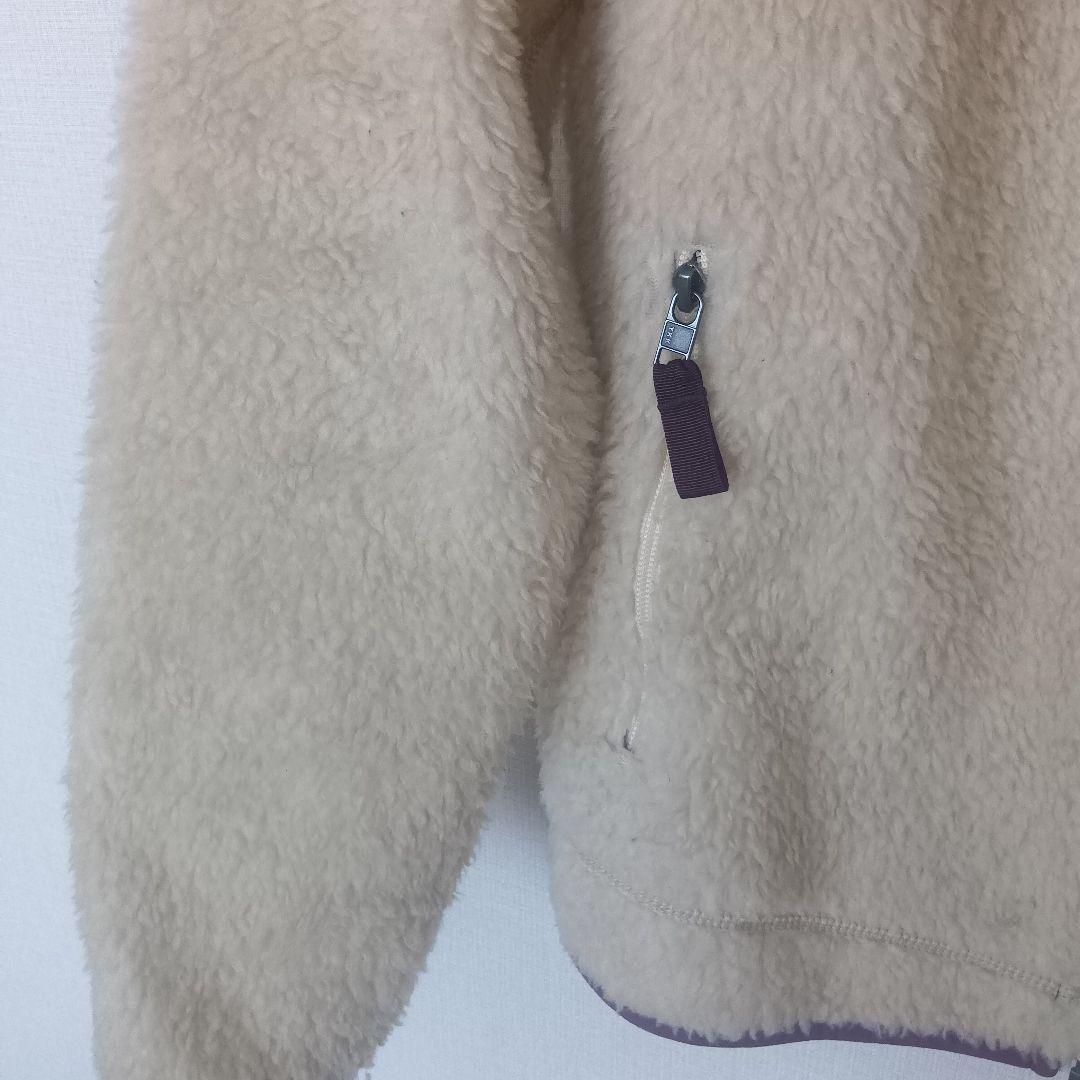 Patagonia クラシック レトロX　白　ラベンダー