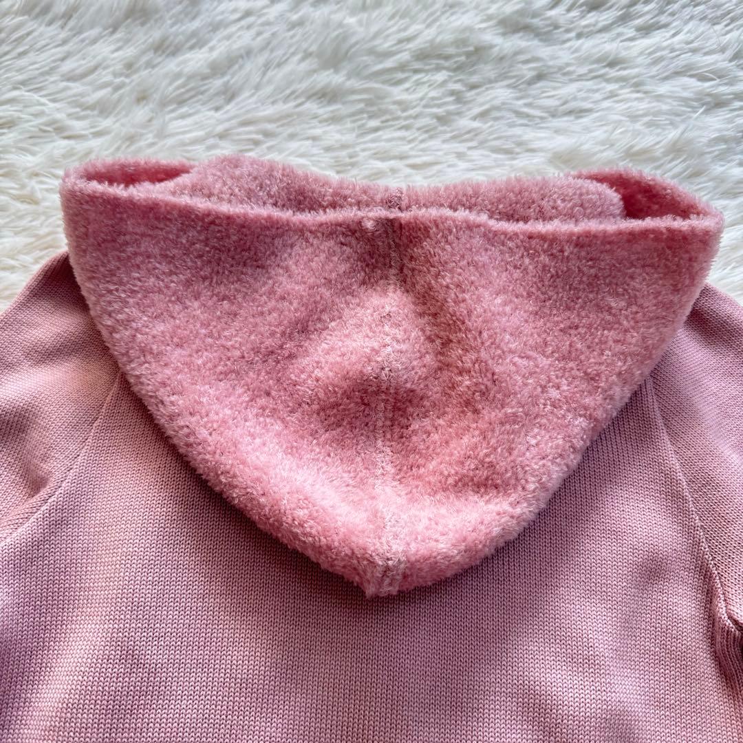 M'S GRACY ふわもこ♡フード付きニットパーカー 可愛いピンク* 38