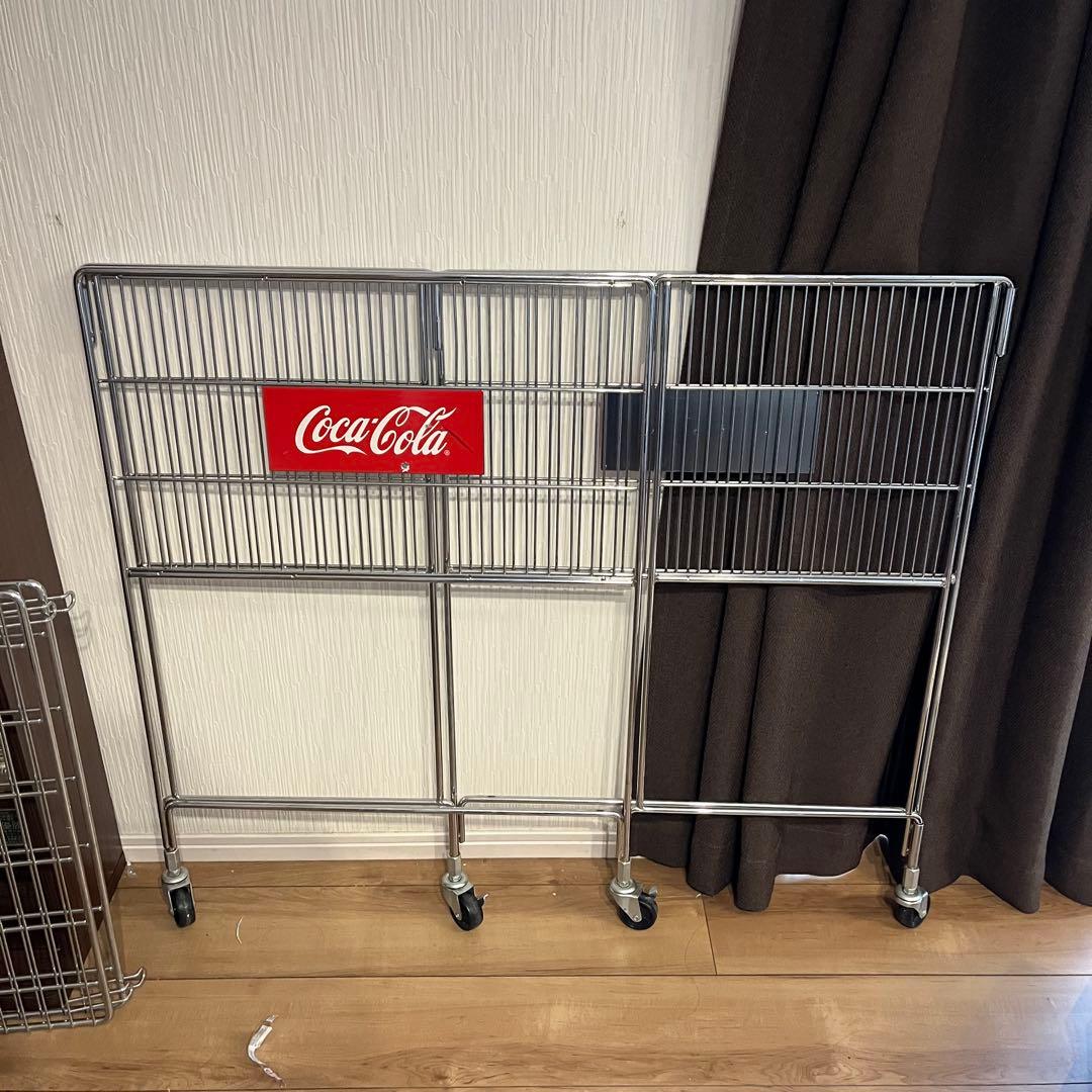 希少　コカコーラ　メタルラック　ワゴンラック
