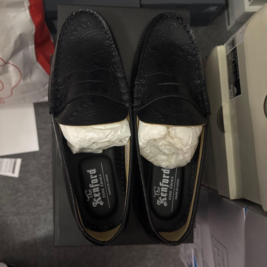 ある KENFORD 全面ペイズリー　ローファー　ケンフォード