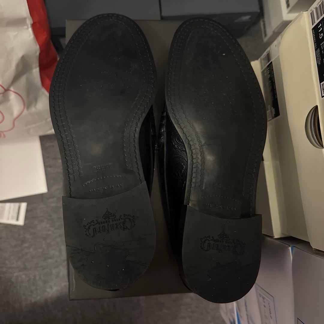 ある KENFORD 全面ペイズリー　ローファー　ケンフォード