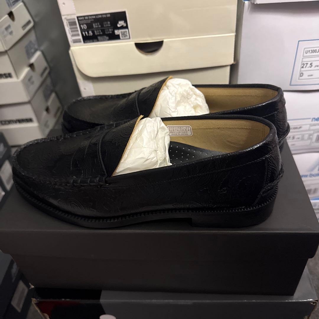 ある KENFORD 全面ペイズリー　ローファー　ケンフォード