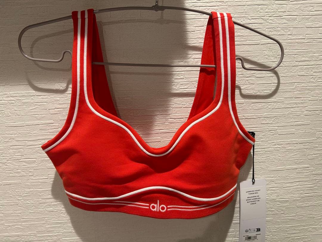 alo Airheart Bra スポーツブラ レッド